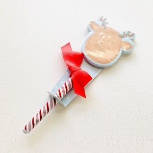 NEW Lady Jayne Christmas Reindeer Sticky & Candy Cane Pen
